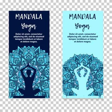 Vintage template design vector illustration of international yoga day Stock Illustration