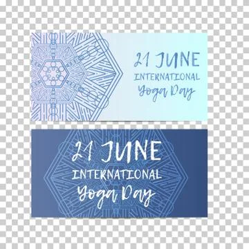 Vintage template design vector illustration of international yoga day Illustrazione stock