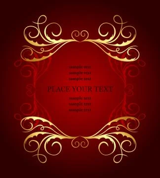Vintage template Stock Illustration