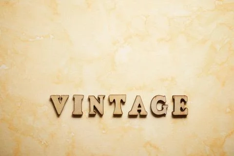 Vintage text view 写真素材