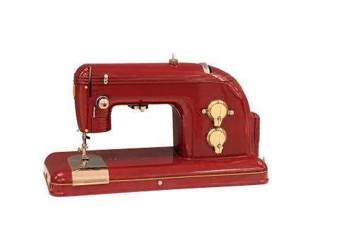 Vintage things. sewing machine Stock Photos