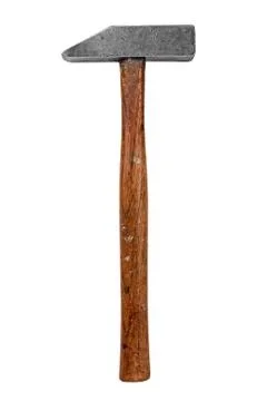 Vintage tile setting hammer Foto stock