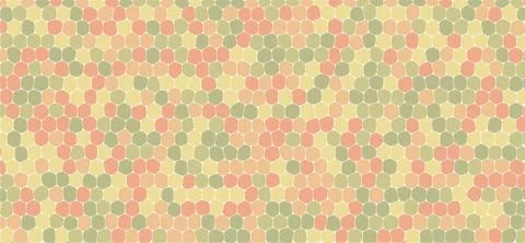 Vintage tones hexagonal abstract background Stock Illustration