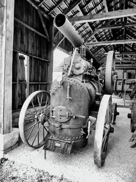 Vintage Traction Engine. Stock Photos