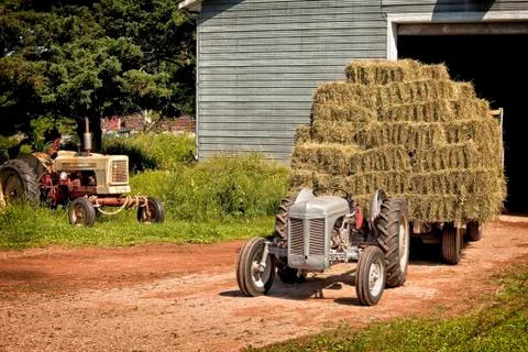 Vintage tractor Stock Photos