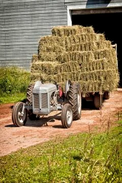Vintage tractor Stock Photos