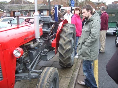 Vintage tractor Stock Photos