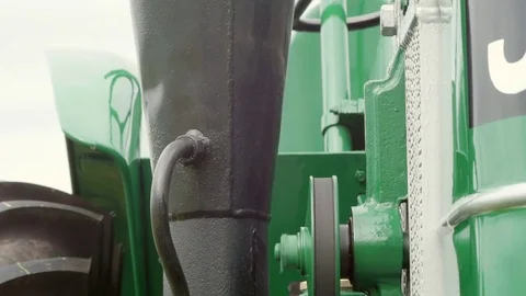 Vintage Tractor Thumping Engine incl. Audio Stock Footage 78421771