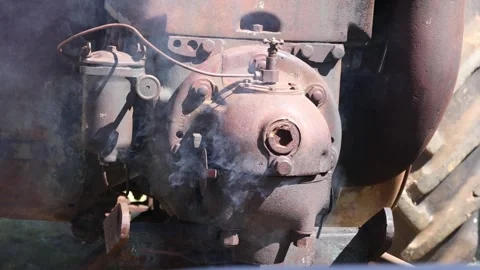 Vintage Train Engine Starting Up Stock Footage 271127043