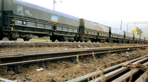 Vintage train 스톡 동영상 8948001