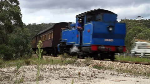 Vintage train Video stock 24185724