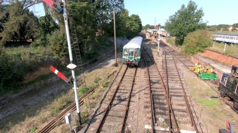 Vintage Train Stock Footage 140064271