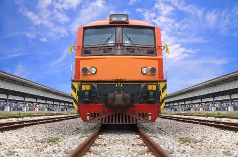 Vintage train Stock Photos