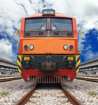 Vintage train Stock Photos