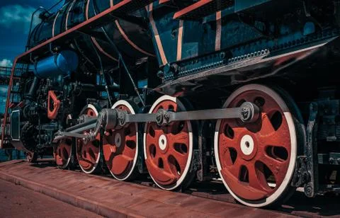 Vintage train Stock Photos