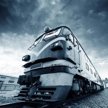 Vintage train Stock Photos