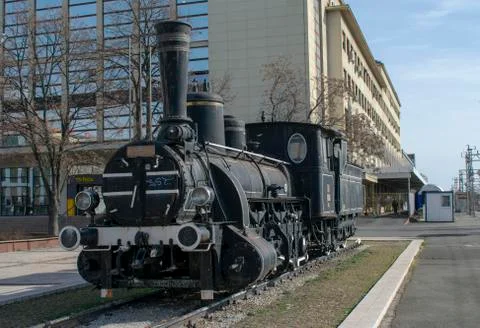 Vintage train Stock Photos