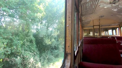 Vintage train ride Stock Footage 140062594
