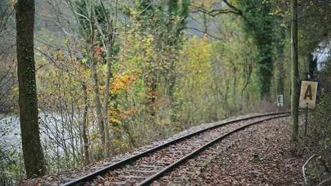 Vintage train Steyrtalbahn Stock Footage 290843580