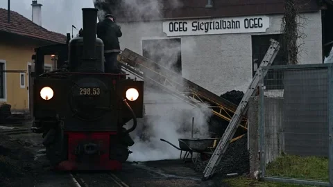 Vintage train Steyrtalbahn Stock Footage 296678979