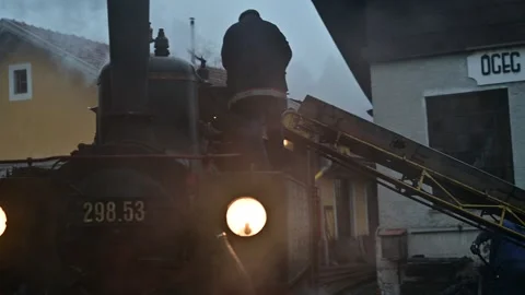 Vintage train Steyrtalbahn Stock Footage 296679120