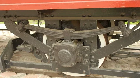 Vintage tram, close up Stock Footage 62787880