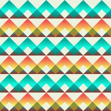 Vintage triangle seamless pattern Stock Illustration
