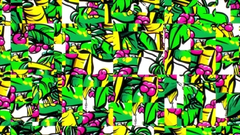 Vintage Tropical Loop – Motion Animation Stock Footage 306401547