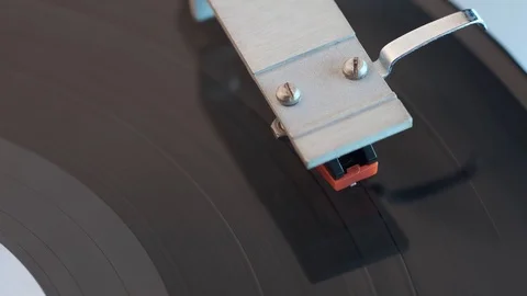 Vintage turntable closeup Stock Footage 105275988