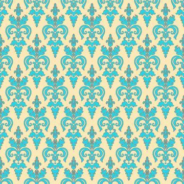 Vintage turquoise pattern Stock Illustration