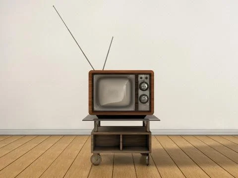Vintage tv Illustrazione stock