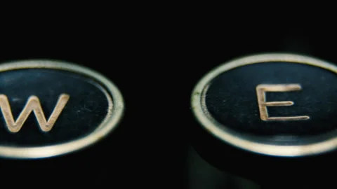 Vintage type keys fly over Stock Footage 150389423
