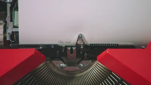 Vintage Typewriter closeup Stock Footage 248491902