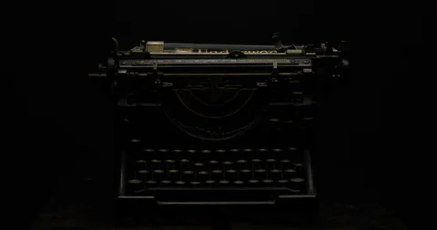 Vintage Typewriter Stock Footage 109469684
