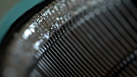 Vintage typewriter Video stock 123061468