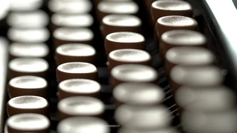 Vintage typewriter Stock Footage 123061653