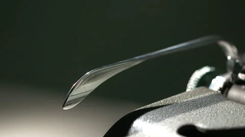 Vintage Typewriter Keys Stock Footage 65405373