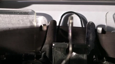 Vintage Typewriter Typing Stock Footage 65405384