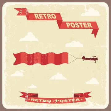 Vintage typography Background. Vector Stock Illustration