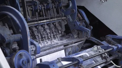 Printing Machine Vintage Stock Video Footage | Royalty Free Printing ...