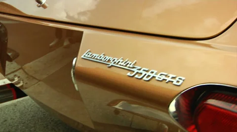 Vintage unique Lamborghini Stock Footage 36176322