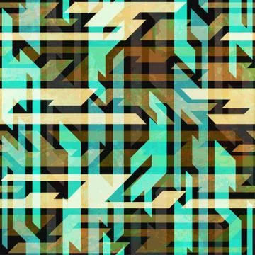 Vintage urban seamless pattern Stock Illustration