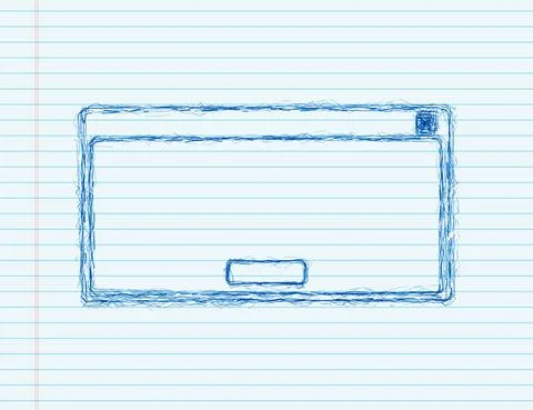 Vintage User Interface. Critical Error Warning Message. Vector stock Stock Illustration