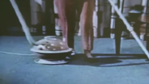 Vintage Vacuum (4K) Stock Footage 313008134