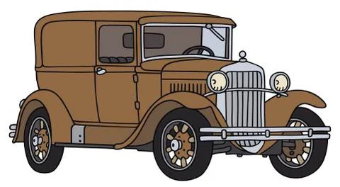 Vintage van Stock Illustration