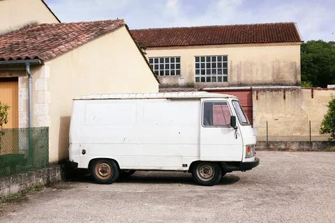 Vintage van Stock Photos