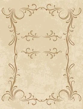 Vintage vector background. Stock Illustration