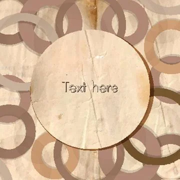 Vintage vector background from old paper and place for your text 스톡 일러스트