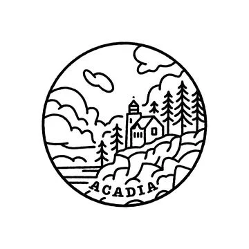 Vintage vector black and white round label Stock Illustration