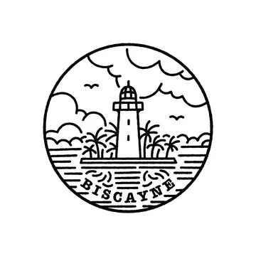 Vintage vector black and white round label Stock Illustration